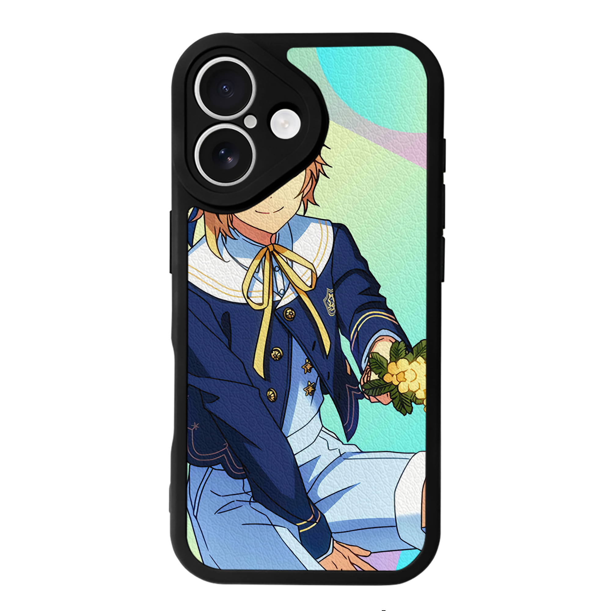 （画像用） あんさんぶるスターズ! Ensemble Stars 【iPhone 16シリーズ対応】シリコンスマホケース（レザー調） 材質：シリコン